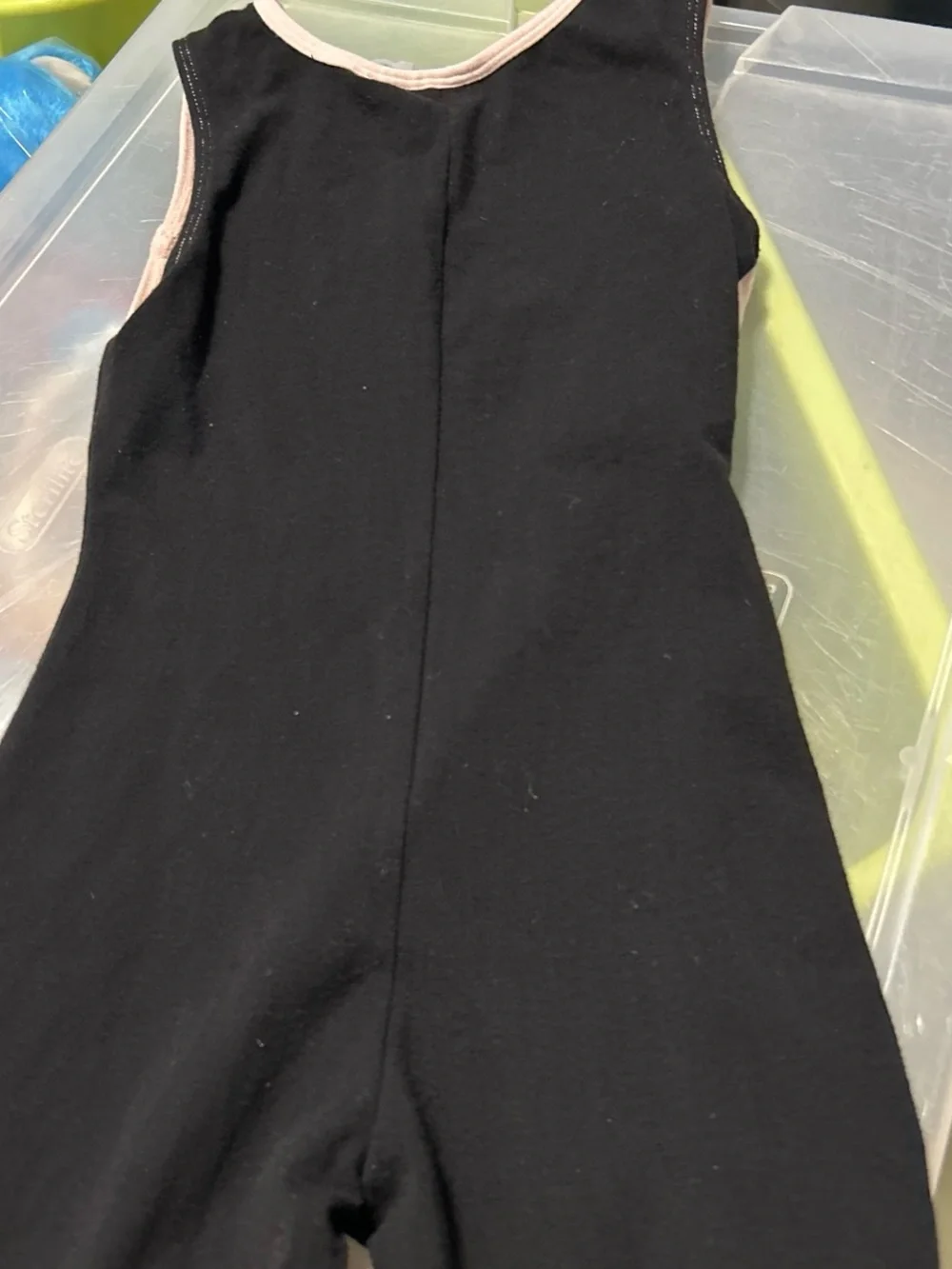 Danskin Now Pink and Black Two-Piece Dance Outfit